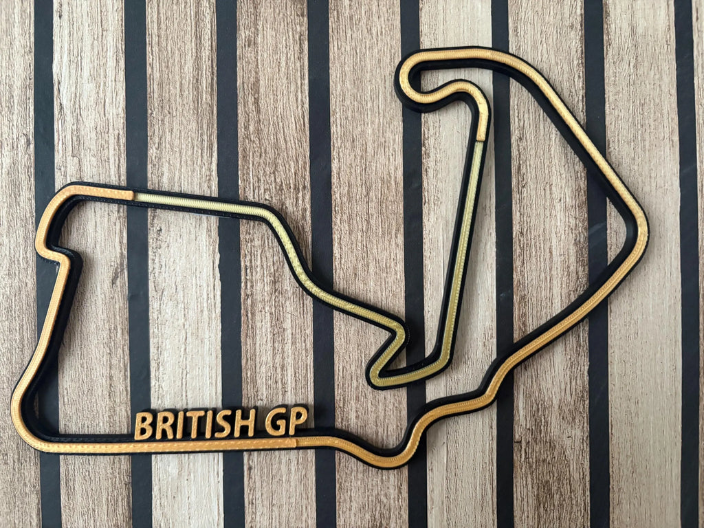 F1 Circuit Wall Art - Pick Your Track - 3D Printed Formula 1 Grand Prix Silhouette - 2024/25 Calendar - Motorsport Gift