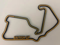 F1 Circuit Wall Art - Pick Your Track - 3D Printed Formula 1 Grand Prix Silhouette - 2024/25 Calendar - Motorsport Gift