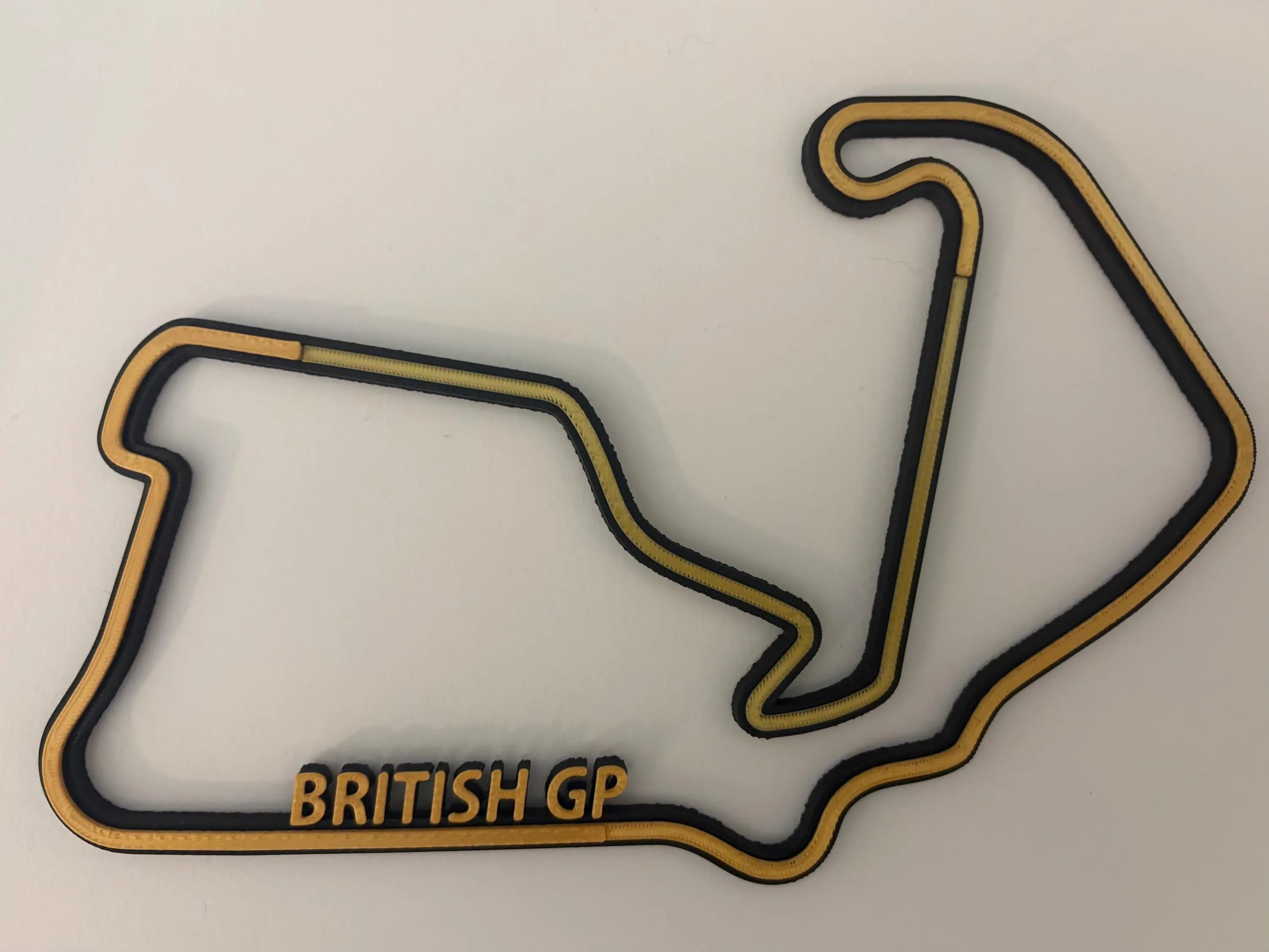 F1 Circuit Wall Art - Pick Your Track - 3D Printed Formula 1 Grand Prix Silhouette - 2024/25 Calendar - Motorsport Gift