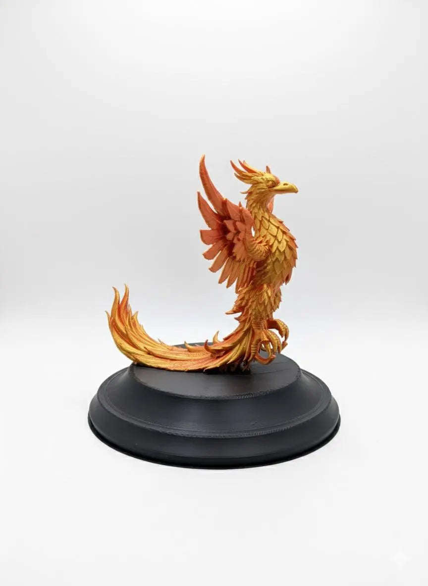 Phoenix Wand Display Stand - Harry Potter Inspired Wand Holder - 3D Printed Mythical Bird Decor