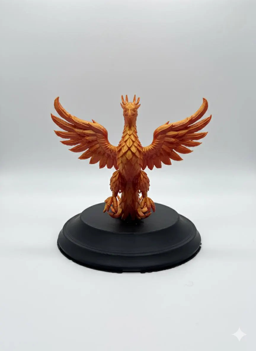 Phoenix Wand Display Stand - Harry Potter Inspired Wand Holder - 3D Printed Mythical Bird Decor