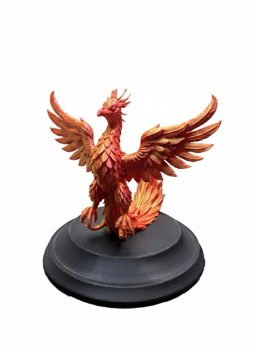 Phoenix Wand Display Stand - Harry Potter Inspired Wand Holder - 3D Printed Mythical Bird Decor