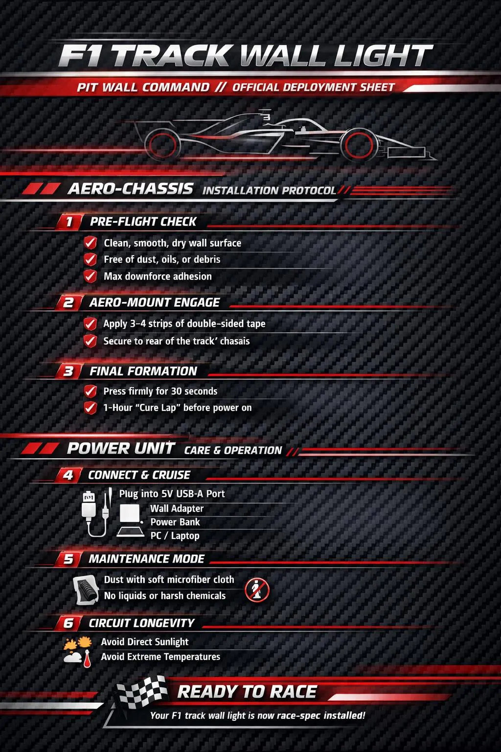 F1 Performance Edition: 3D LED F1 Circuit Wall Art – The Complete 2026 Grid