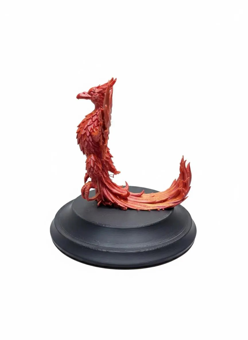 Phoenix Wand Display Stand - Harry Potter Inspired Wand Holder - 3D Printed Mythical Bird Decor